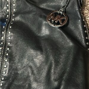 Michael Kors Black Leather Bag